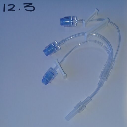 VIVAline Trifurcated Needle-Free Extension Set 20cm (Item 12.3)